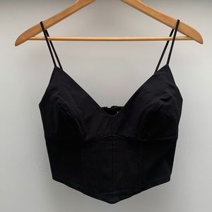 Aritzia Babaton Presto corset crop top